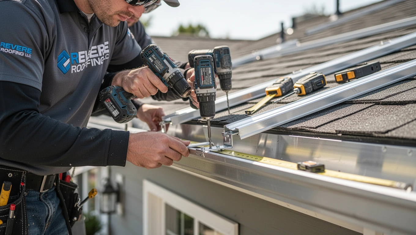 New Rain Gutter Installation